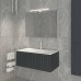 TW Shape комплект подвесной мебели 102х52см, с раковиной, с 1 выдвиж. ящиком с механизмом push-to-open, цвет: серый матовый RAL7016. SHAP100-G+547001*1