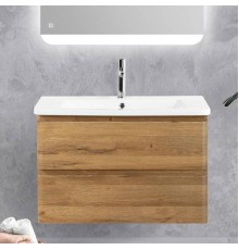 Тумба под раковину BelBagno Albano-Cer 80 подвесная, rovere rustico