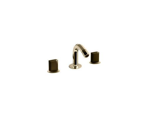 Fantini Venezia Смеситель для биде, 3 отв., излив: 120 мм, цвет: Matt British Gold PVD. 29 P6 N409S,  29 P6 N448