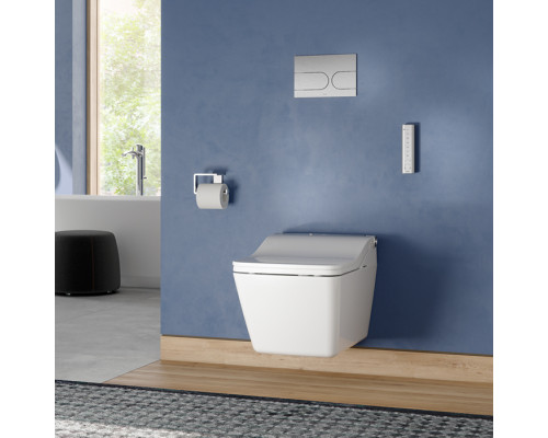 TOTO Washlet SW Комплект: унитаз подвесной, сиденье с управлением, модуль для установки, клавиша, цвет: белый. SHXCK94 (нов. арт.SP10695UN),  CW522ERY,  WH182EAT,  MB175M#SS,  TCF804C2G