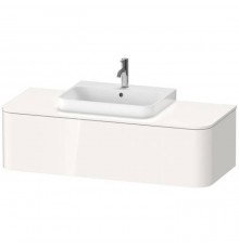 Duravit Happy D.2 Plus Тумба подвесная 130x55х35.4см, с раковиной и 1 ящиком, цвет: белый глянцевый. 2360600000,  HP031KM2222,  HP4942M2222