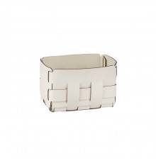 Colombo Adj Корзинка Mini Bottega, 12x19H13 см, цвет: белый/панна котта. BADJ1012-1016