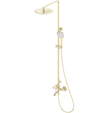 Душевая стойка Wonzon   Woghand WW-88047073-BG, брашированное золото