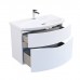 Kerama Marazzi Riva Тумба подвесная 80см, с раковиной, цвет: белый матовый. RV.wb.80,  RV.80\WHT.M
