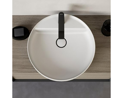 Duravit Vitrium Раковина 46см., накладная, 1 отв., круглая, без перелива, цвет: белый матовый. 2662463271