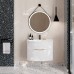 Kerama Marazzi Riva Тумба подвесная 80см, с раковиной, цвет: белый матовый. RV.wb.80,  RV.80\WHT.M
