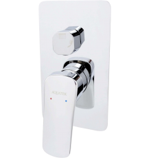 Смеситель для ванны с душем AQUATEK Вега AQ1046CR С ВНУТРЕННЕЙ ЧАСТЬЮ, хром