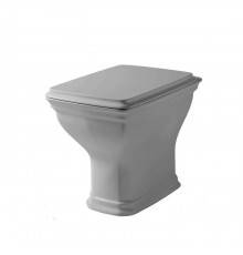 Artceram Civitas Унитаз напольный 36x54 см со сливом в стену, цвет: серый. CIV003 34 00