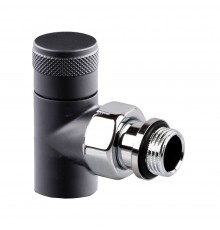 Запорный клапан угловой SR Rubinetterie Tondera 1/2 чёрный матовый 0670-1500VC0S