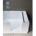 DURAVIT Shower + Bath Bathtub Ванна 170х75хh210.5см, прямоугольная с входной дверью и душевой шторкой ЗЕРКАЛЬНОЙ, SX - левосторонняя, цвет: белый. 700403000100000,  791246000001000