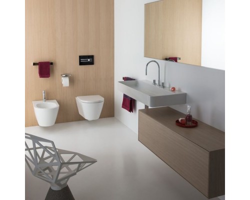 Laufen Kartell Биде подвесное 54.5х37х29см с 1 отв. под смеситель, без боковых отв, цвет: белый. 8.3033.1.000.302.1 Laufen Kartell Биде подвесное 54.5х37х29см с 1 отв. под смеситель, без боковых отв, цвет: белый. 8.3033.1.000.302.1