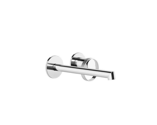 Gessi Anello Смеситель для раковины, встраиваемый, излив 19.4-21.4см., внешняя часть, цвет: хром. 63383#031 Gessi Anello Смеситель для раковины, встраиваемый, излив 19.4-21.4см., внешняя часть, цвет: хром. 63383#031