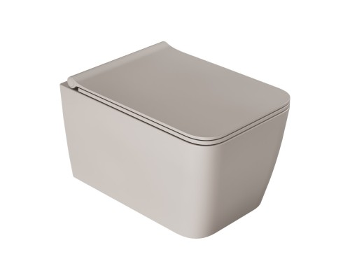 Унитаз подвесной Boheme Zen 967-SET безободковый, с микролифтом, dafne