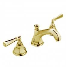 Nicolazzi Teide Смеситель для раковины на 3 отв., с донным клапаном, ручки Crystal lever, цвет: Gold. 1908GO17