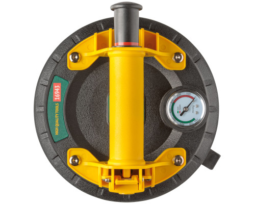 Стеклодомкрат усиленный Профи, манометр, быстрый сброс давления, пластиковый кейс, 200 мм, 200 кг FIT 16943