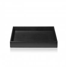 Decor Walther Brownie Tab Q Лоток универсальный 26x22см, настольный, цвет: черная кожа. 0932560