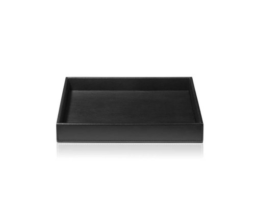 Decor Walther Brownie Tab Q Лоток универсальный 26x22см, настольный, цвет: черная кожа. 0932560 Decor Walther Brownie Tab Q Лоток универсальный 26x22см, настольный, цвет: черная кожа. 0932560