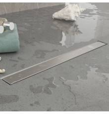 Plumberia Selection Трап душевой PS LINEAR 6x80 2устор. накладка из нерж.стали, комбинир.затвор с горизонт. Выпуском Ду 50мм,40л/мин, цвет: нержавеющая сталь. PSL80MT