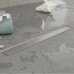 Plumberia Selection Трап душевой PS LINEAR 6x80 2устор. накладка из нерж.стали, комбинир.затвор с горизонт. Выпуском Ду 50мм,40л/мин, цвет: нержавеющая сталь. PSL80MT