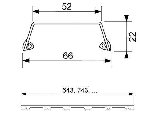 TECEdrainlinе Решетка steel II, 1500 мм, нерж. сталь, полированная. 601582