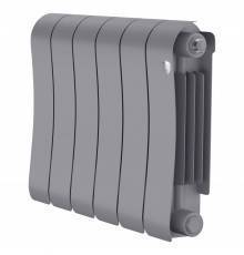 Радиатор биметаллический Royal Thermo Infinity 300 6 секций, Silver Satin