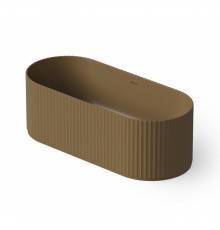 Dea Design Stripes Ванна 170x72x56см., отдельностоящая, Solid Surface, цвет: dark camel. DD8803 1700 1