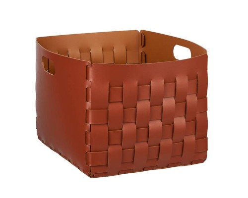 ADJ Корзинка Bottega, 35x40xH30 см., цвет: бордо/коньяк. 1048.30/09 ADJ Корзинка Bottega, 35x40xH30 см., цвет: бордо/коньяк. 1048.30/09