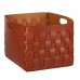 ADJ Корзинка Bottega, 35x40xH30 см., цвет: бордо/коньяк. 1048.30/09