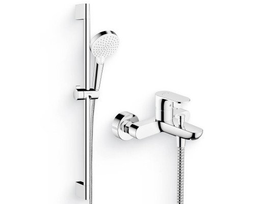 Душевой комплект Смеситель Hansgrohe Rebris S 72440000 хром + Гарнитур Crometta Vario 650 26532400 Душевой комплект Смеситель Hansgrohe Rebris S 72440000 хром + Гарнитур Crometta Vario 650 26532400