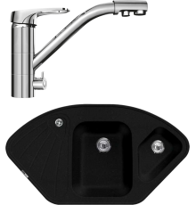 Комплект Мойка кухонная Lava A3.LAV + Смеситель SG05 CR chrome