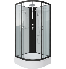 Душевая кабина Niagara Classic NG-6702-14BKT 100x100 см, без крыши, с тропическим душем