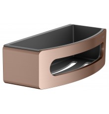 Полка Keuco Elegance 11658, красное золото шлифованное, антрацит
