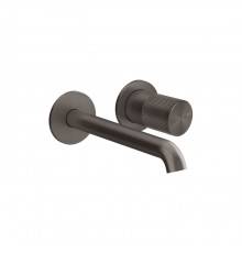 Gessi Habito Rigato Смеситель для раковины, настенный, цвет: Black Metal Brushed PVD. 70588#707