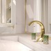 THG Nihal Porcelaine Verte Смеситель для раковины на 3 отверстия, с донным клапаном, цвет: Soft gold. U2R-F30-151