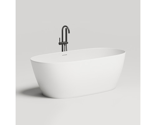 LOFO by Salini Ванна отдельностоящая 170х80см, донный клапан, сифон, слив-перелив, материал: Solid Surface, цвет: белый матовый. UM12122