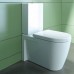 Duravit Starck 2 Унитаз моноблок приставной 63х37см, слив универсальный, с креплением, цвет: белый. 0933000005,  2145090000
