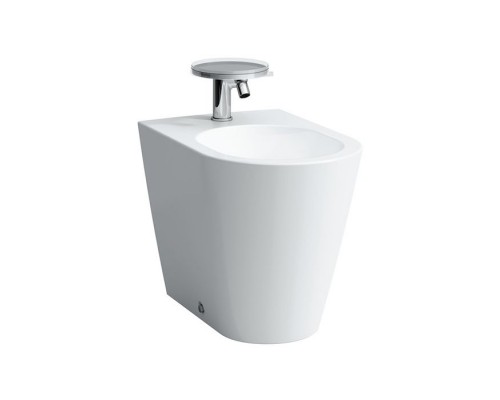 Laufen Kartell Биде напольное 56х37х43см с 1 отв. под смеситель, без боковых отв, цвет: белый. 8.3233.1.000.302.1 Laufen Kartell Биде напольное 56х37х43см с 1 отв. под смеситель, без боковых отв, цвет: белый. 8.3233.1.000.302.1