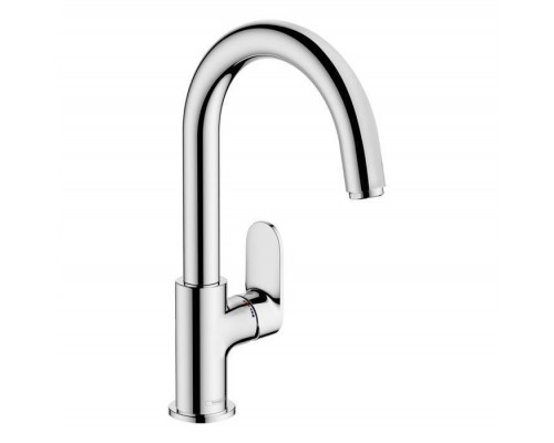 Hansgrohe Vernis Blend Смеситель для раковины, излив 210 мм, с донным клапаном, цвет: хром . 71554000 Hansgrohe Vernis Blend Смеситель для раковины, излив 210 мм, с донным клапаном, цвет: хром . 71554000