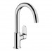 Hansgrohe Vernis Blend Смеситель для раковины, излив 210 мм, с донным клапаном, цвет: хром . 71554000
