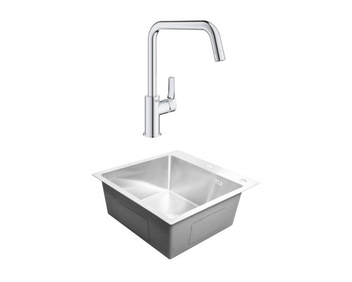Комплект Мойка AZARIO Sabrina 00091296 + Смеситель Grohe Eurosmart 30567000