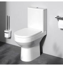 C708600WH Напольный унитаз-компакт безободковый FlashClean, без сиденья