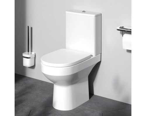 C708600WH Напольный унитаз-компакт безободковый FlashClean, без сиденья C708600WH Напольный унитаз-компакт безободковый FlashClean, без сиденья