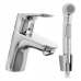 Hansgrohe Focus, Смеситель для раковины с гигиеническим душем, с донным клапаном, Цвет: хром. 31927000