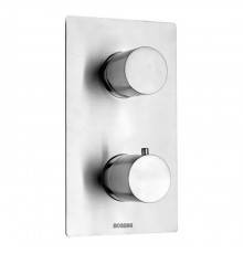 Bossini Inox Термостат для душа, встраиваемый, с девиаторм 1/2/3/4/5, цвет: глянцевая сталь. Z001250000,  INZ003.030