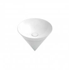 Kerama Marazzi Cono Раковина 44.5х44.5х35см., встраиваемая сверху, без отв., без перелива, цвет: белый глянцевый. CO.wbi.44