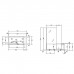 DURAVIT Shower + Bath Bathtub Ванна 170х75хh210.5см, прямоугольная с входной дверью и душевой шторкой ЗЕРКАЛЬНОЙ, SX - левосторонняя, цвет: белый. 700403000100000,  791246000001000