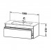 Duravit Ketho Тумба подвесная, 100x47.5х41см., с раковиной, 1 ящик, цвет: каштан темный. 2336100000,  KT642005353