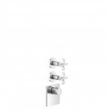 Gessi Inciso Смеситель для душа, встраиваемый, термостатический, внешняя часть, цвет: хром. 58344#031
