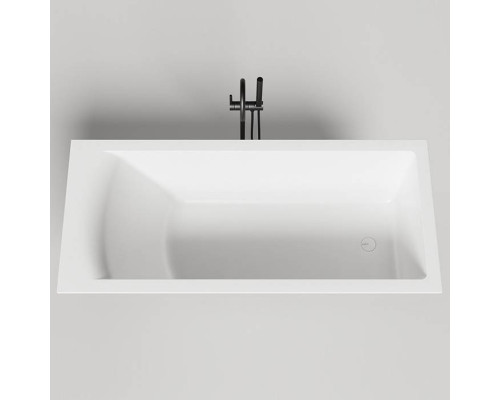Salini Cascata KIT Ванна встраиваемая, с прямоугольной чашей, 170х75х60см, регулируемые ножки, донный клапан UpDown, сифон S-Stone, цвет: белый матовый. 104323M