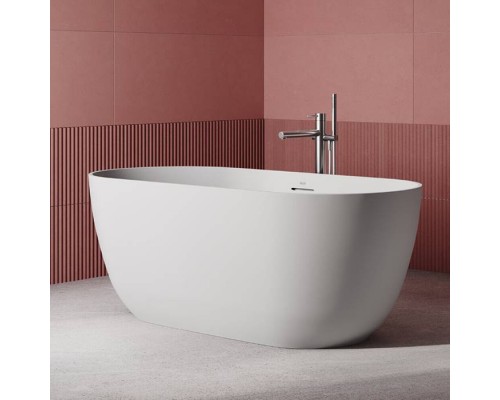 Jacuzzi Moorea Ванна отдельностоящая из акрила 170x75x60.5см, слив-перелив, сифон, регулир.ножки, цвет: белый матовый. MRA00000000